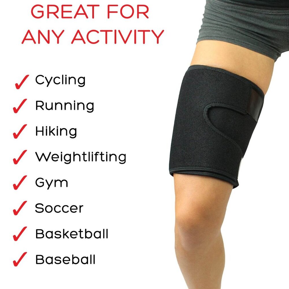🦵 Adjustable Leg Support Knee/Thigh Brace – Breathable Compression Sleeve 🏃♂️ - Picture 3 of 6